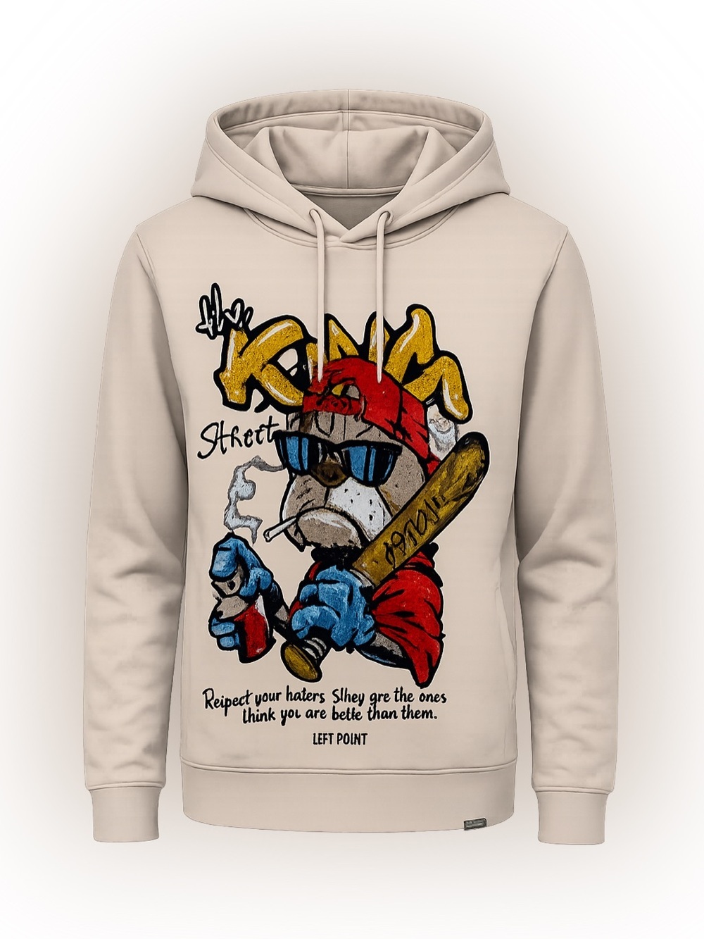 Left Point NWT graphic hoodie, small